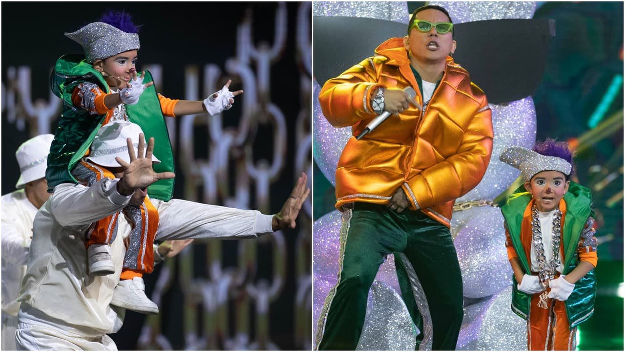 'Fortachín' y Edwin en el primer episodio de Mi Famoso y Yo