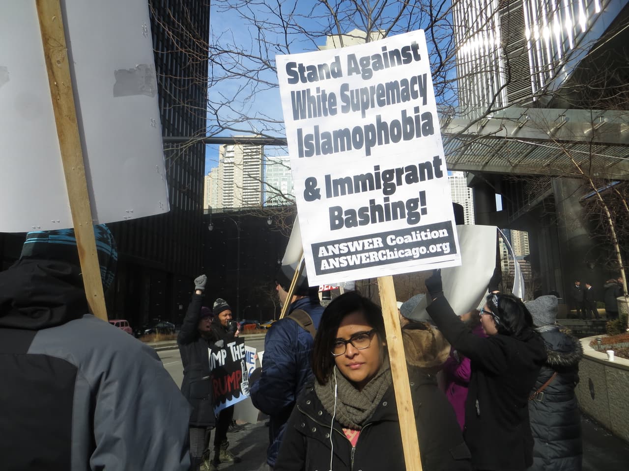 La manifestación fue pacífica y la mayoría de los asistentes eran estudiantes.