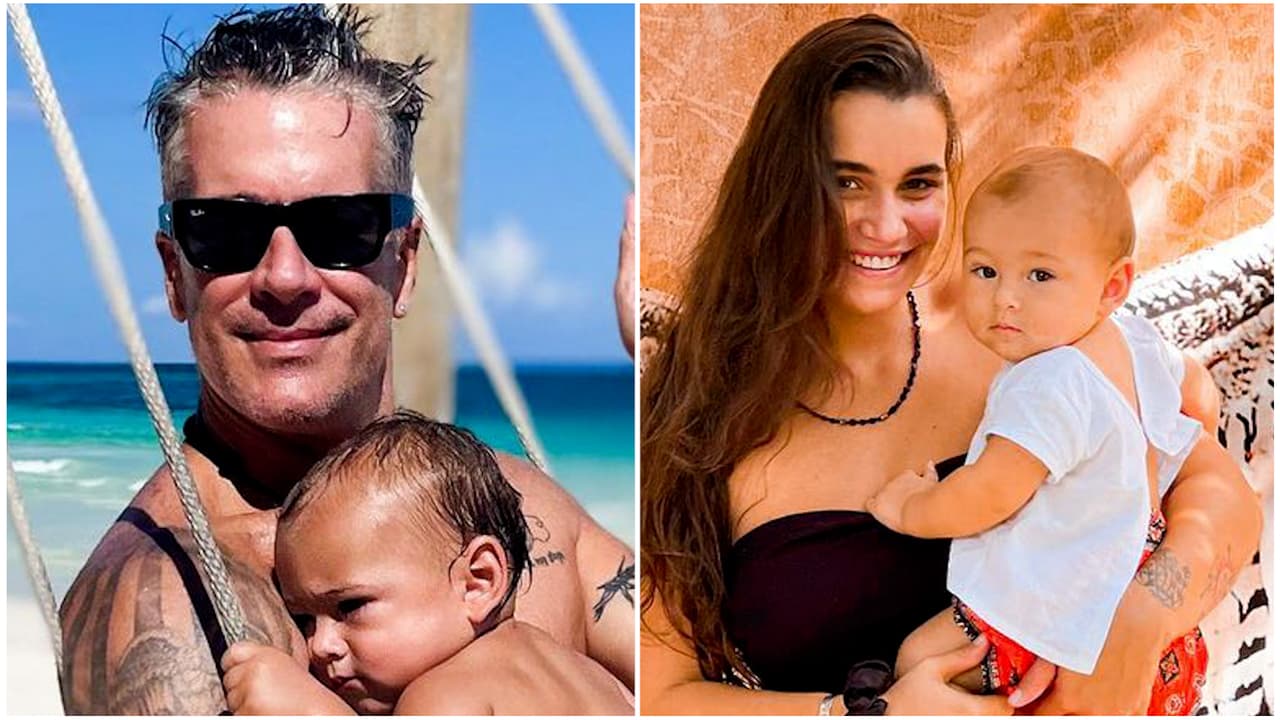 La esposa de Fernando Carrillo responde a las críticas por ponerle un arete en la oreja a su hijo