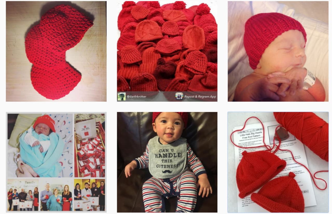Gorros pequeños, corazones grandes: bebés se suman a campaña para proteger el corazón