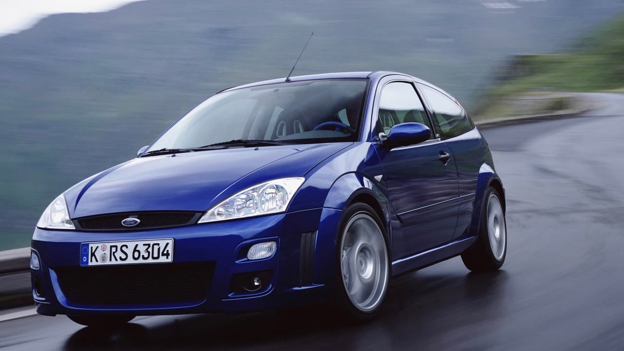 La versión máxima conocida como Ford Focus RS, preparada para rally, nunca llegó a Estados Unidos.