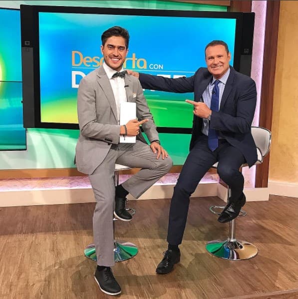 Con Alan Tacher, Rodolfo Landeros comparte su gran pasión por el deporte, especialmente por el fútbol.