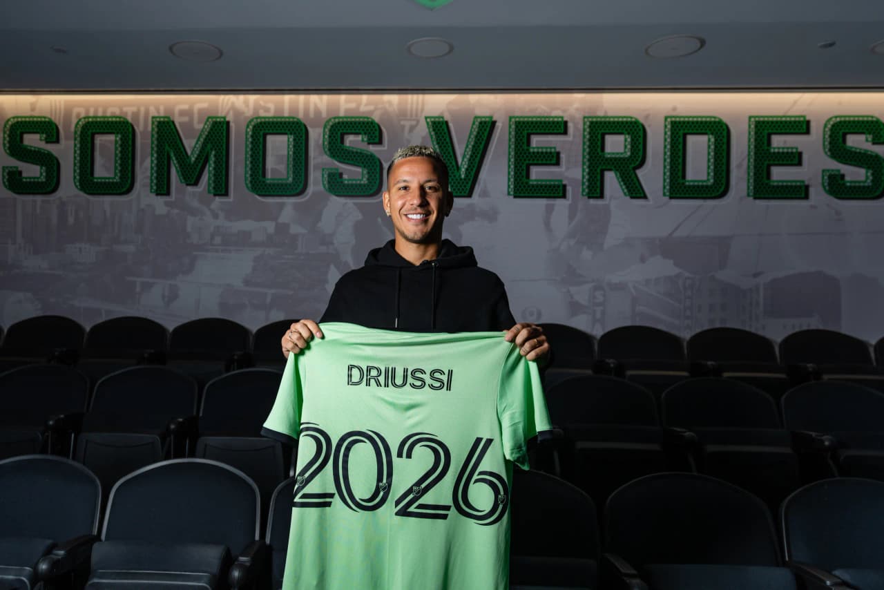 2026 y más allá: Austin FC extiende el contrato de Sebastián Driussi