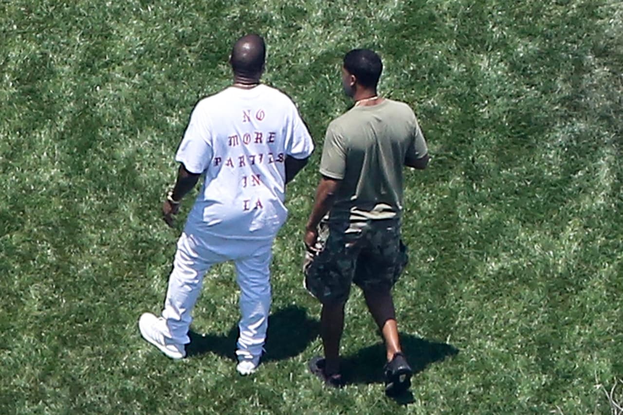 Kanye West no podía faltar al cumpleaños de su nena.