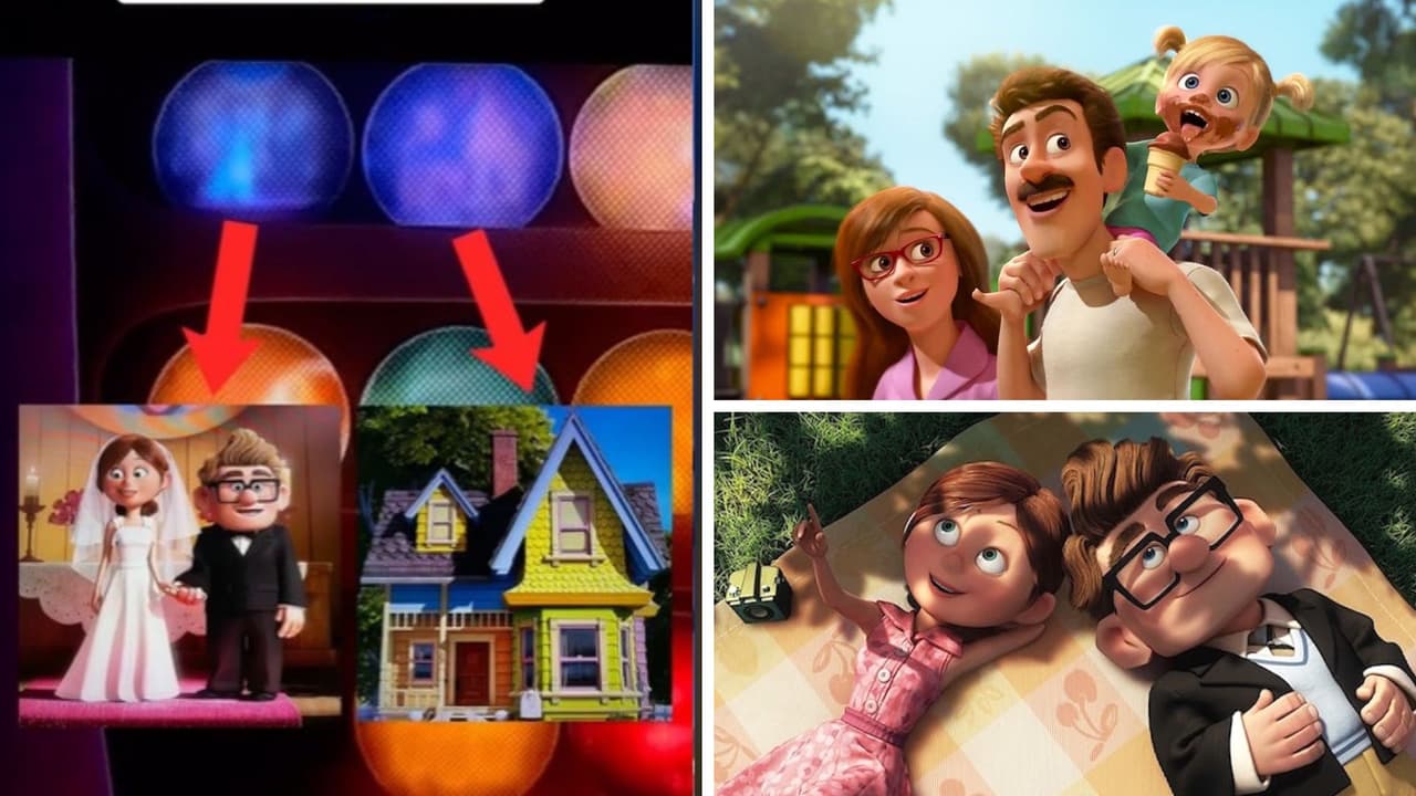 Películas 'Up' e 'Intensamente'