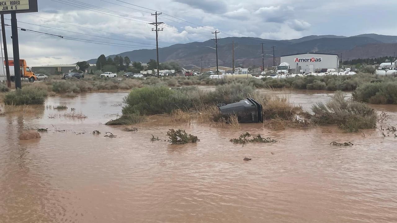 Declaran estado de emergencia por fuertes inundaciones en Cedar City