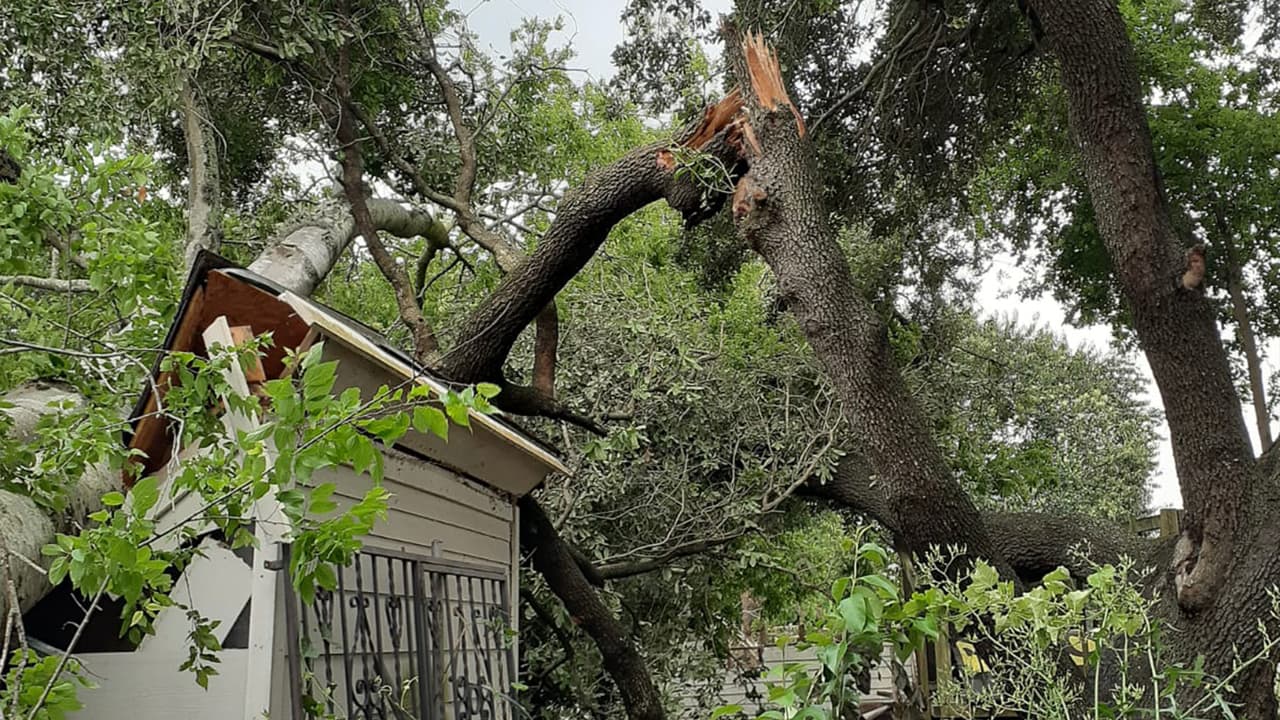 La vivienda está ubicada al noroeste de Houston.