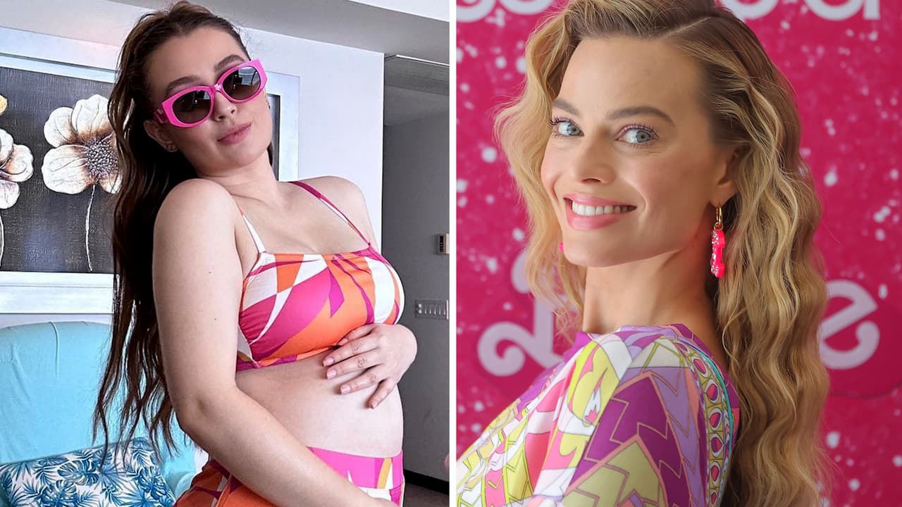 Kenia Ontiveros se transforma en la 'Barbie embarazada' y presume cuánto ha crecido su 'pancita'