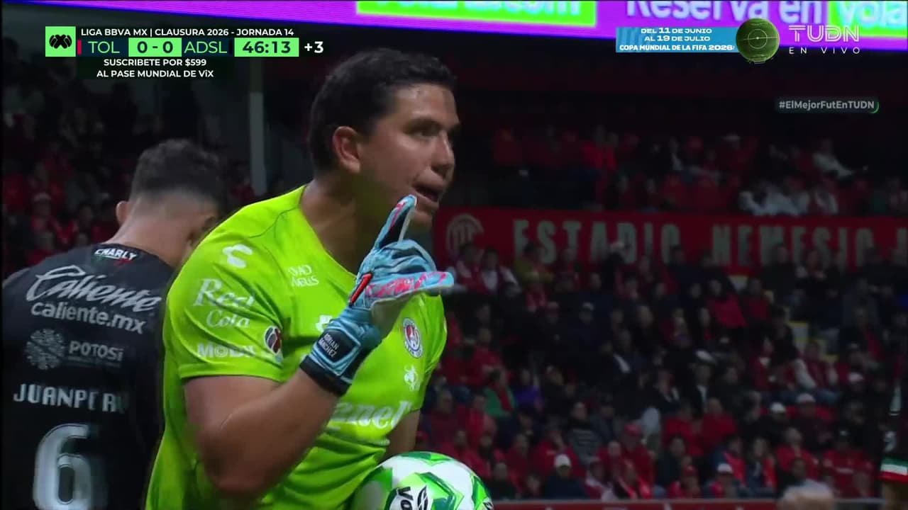 ¡Hay portero! Andrés Sánchez salva a San Luis en cuatro ocasiones