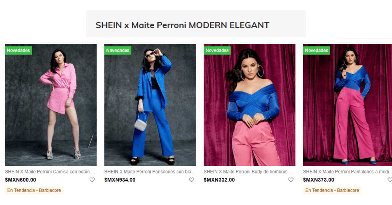 Colección de ropa de Maite Perroni