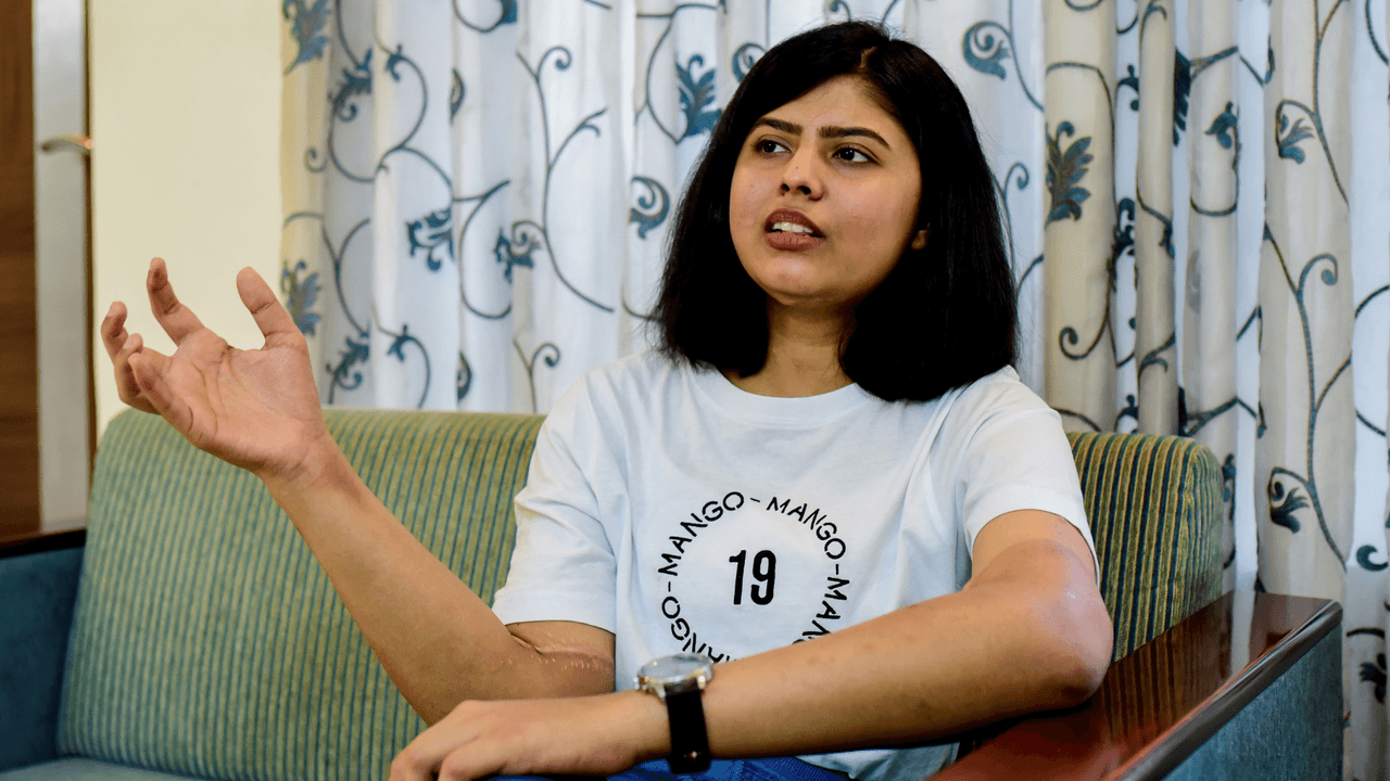 Así lucía Shreya Siddanagowder en 2020