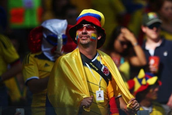 "Trabajo en lo que encuentro", afirmó. "Cuando uno ve algo como esto le estalla el corazón de patriotismo".