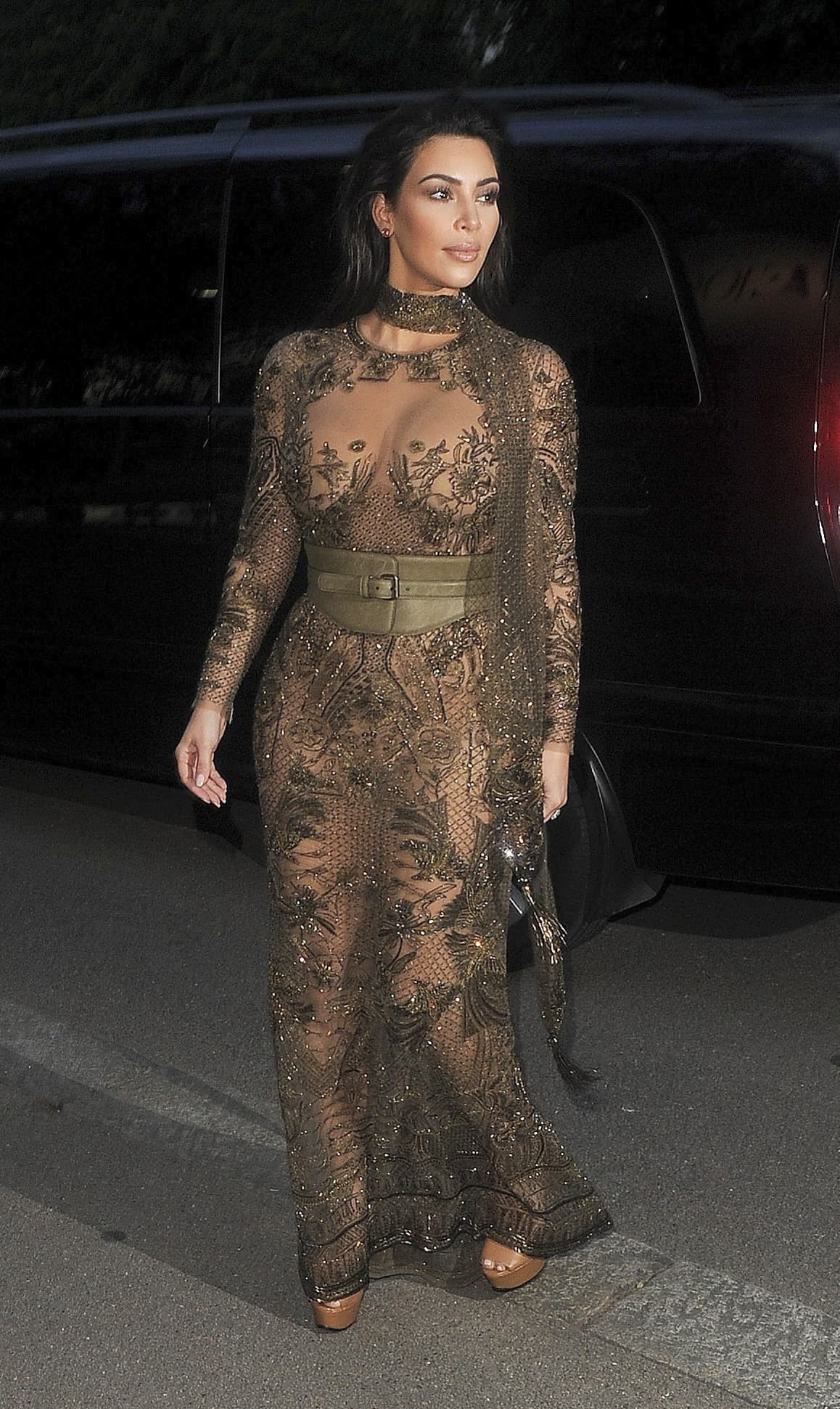 Kim lucía de lo más sensual.