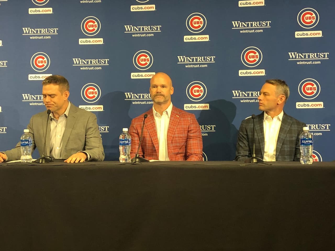 Los Cachorros de Chicago introducen a David Ross como nuevo gerente en conferencia de prensa