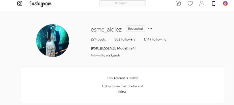 La ahora esposa de Esaúl García se llama Esmeralda y mantiene privadas sus redes sociales.