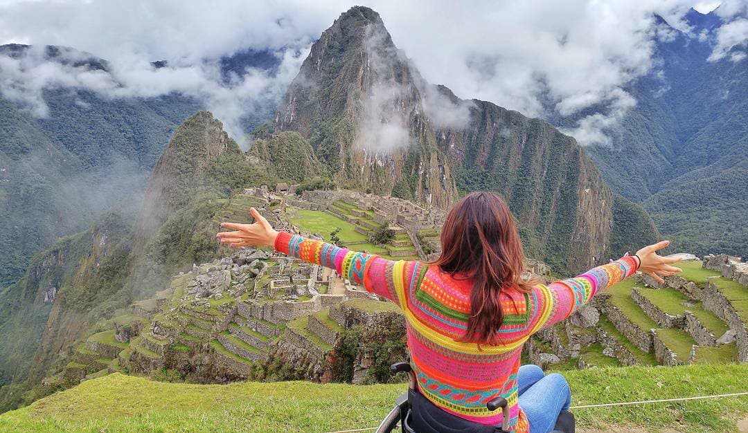 El paisaje en Machu Picchu.