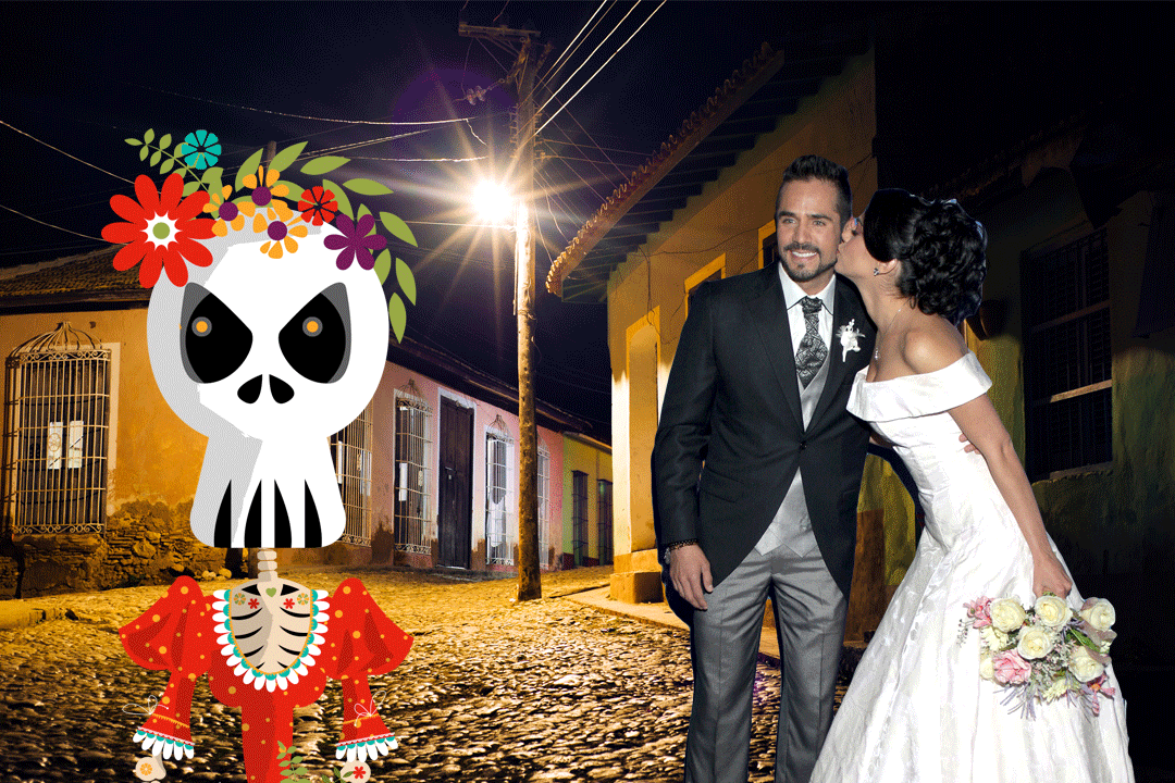 “Si no andas con el guapo mexicano, Rólalo pa’ llevarlo al reventón” Pero ella le dijo “Querida, flaca, yo gano A mí me pertenece su corazón”