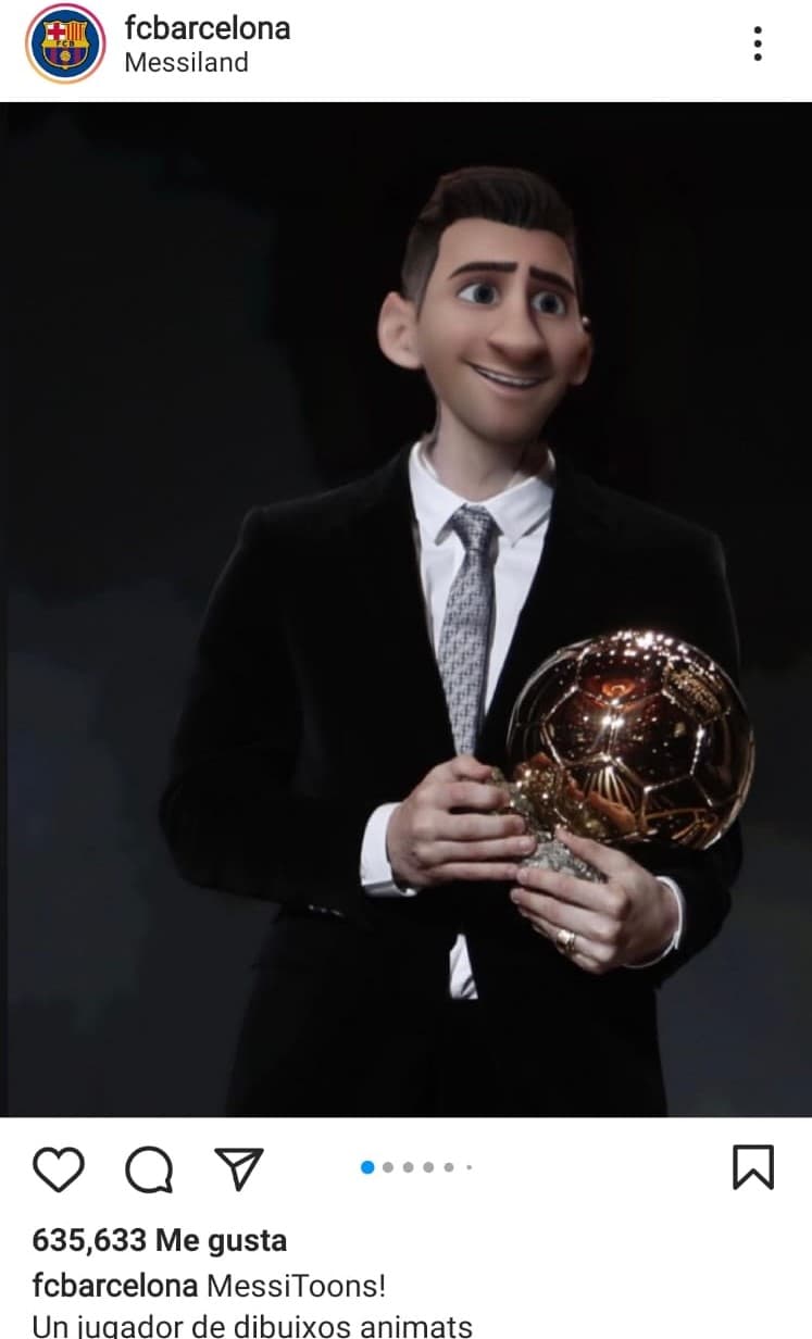 El FC Barcelona le rindió homenaje al número 10 con una serie de ilustraciones.