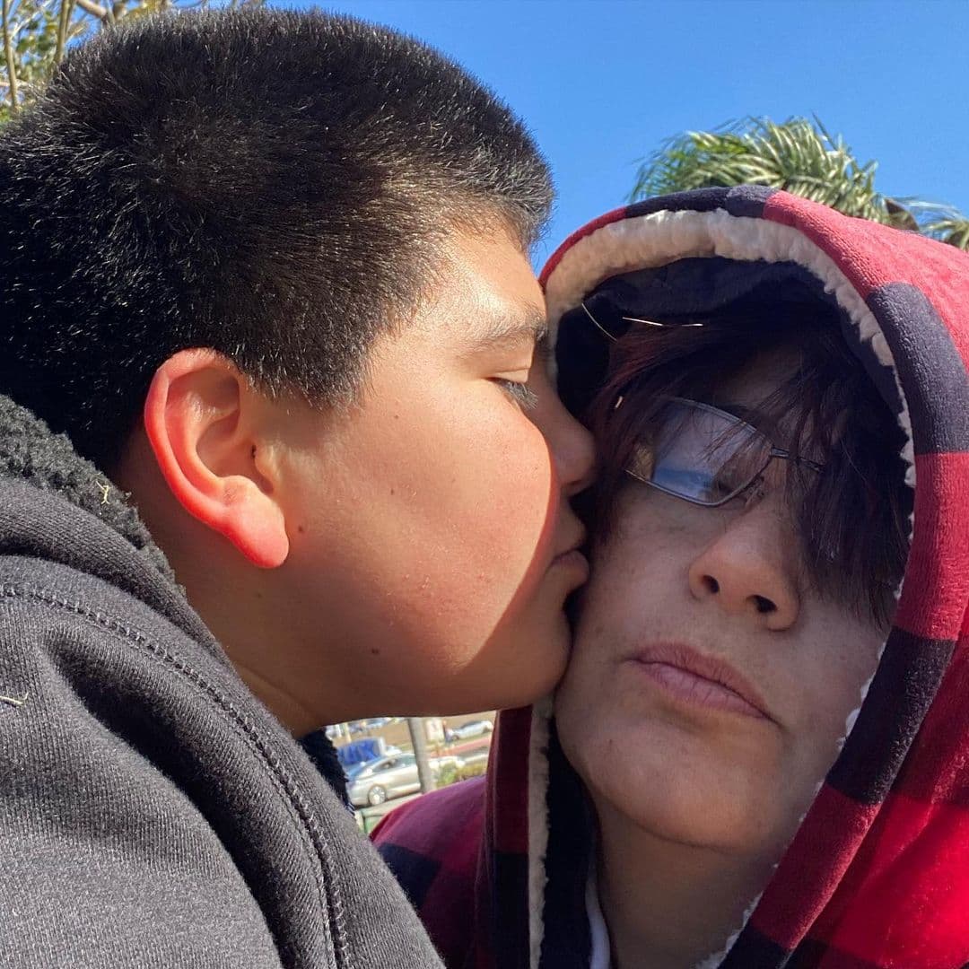 Dacia Arcaraz y su hijo, Gonzalo.