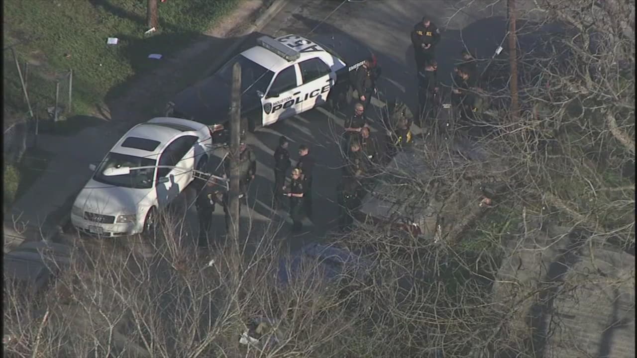 Herido de bala oficial del Departamento de Policía de Houston 