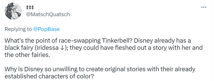 Reacción de fan ante nueva Tinker Bell en live-action de Disney
