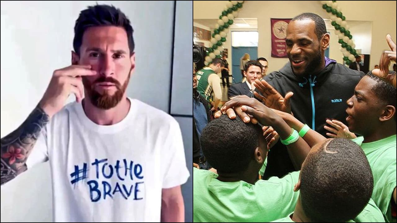 Messi, LeBron y los deportistas que son altruistas