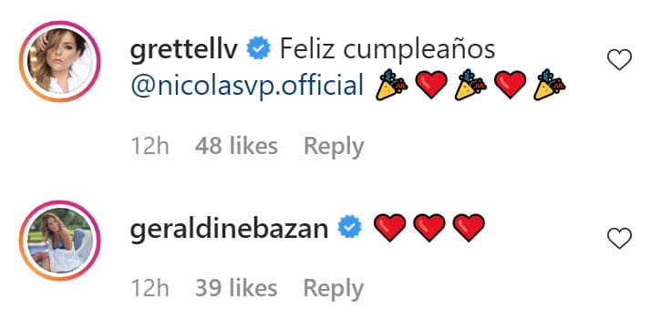 Famosos como Grettell Valdez, Geraldine Bazán, Adamari López, entre otros, también felicitaron a 'Nico'.
<br>