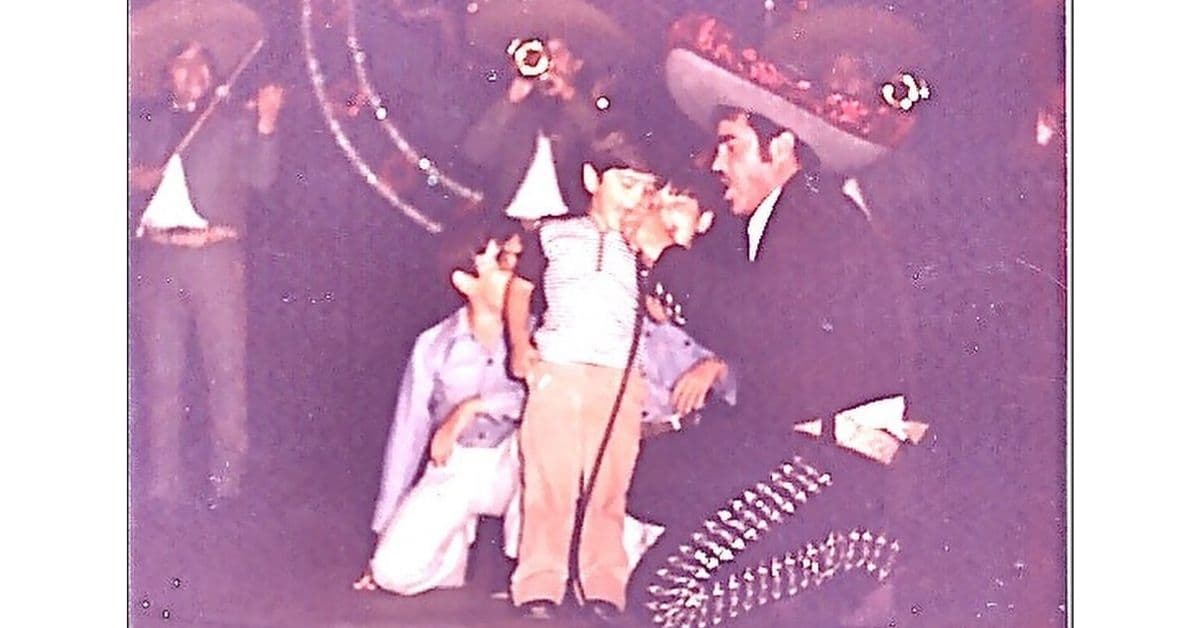 Alejandro Fernández y su padre, Vicente Fernández