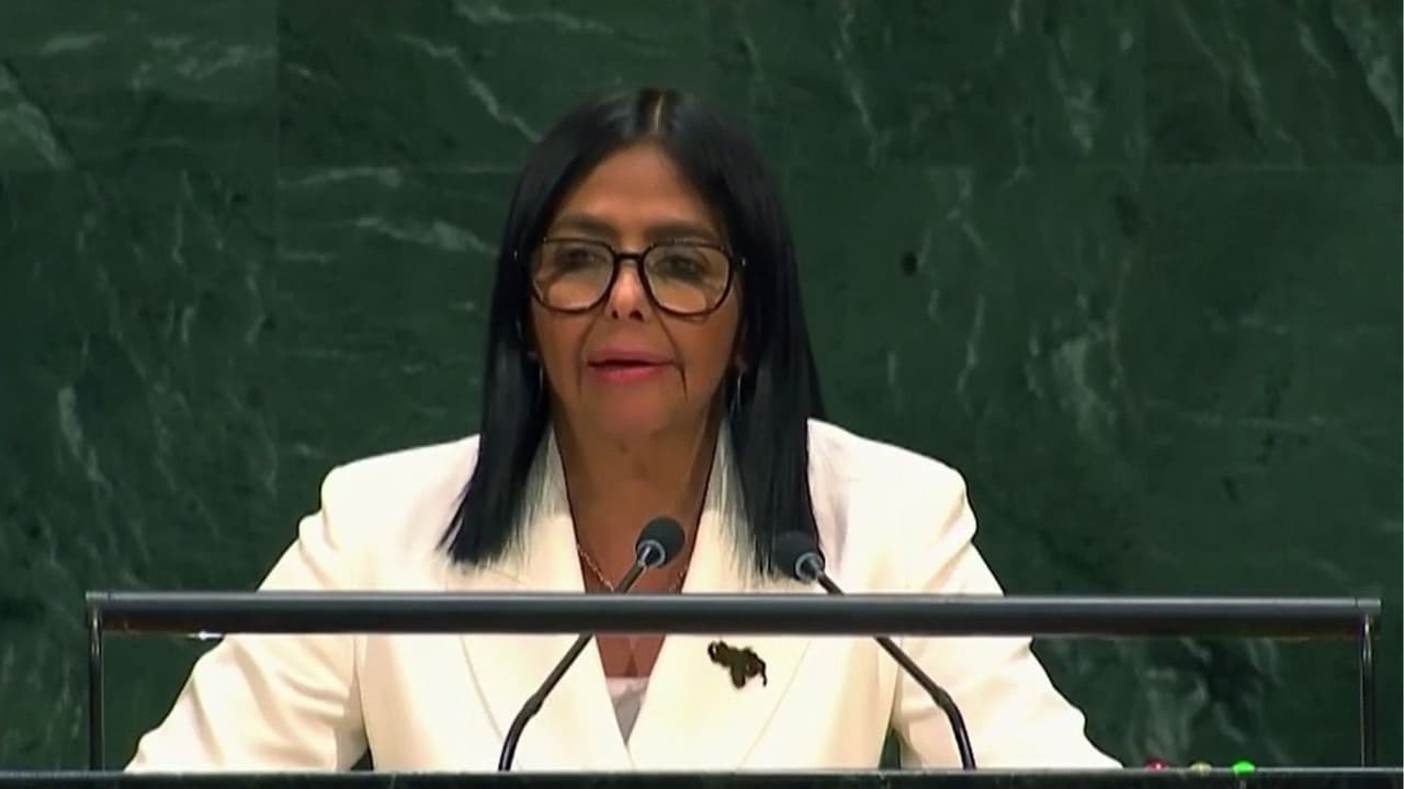 Delcy Rodríguez ante la ONU: Maduro y Chávez quedan fuera de su discurso