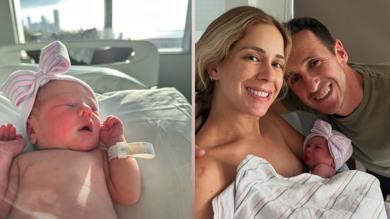 Carmen Aub compartió las primeras fotos de su bebé junto a su esposo Iván Sikic.