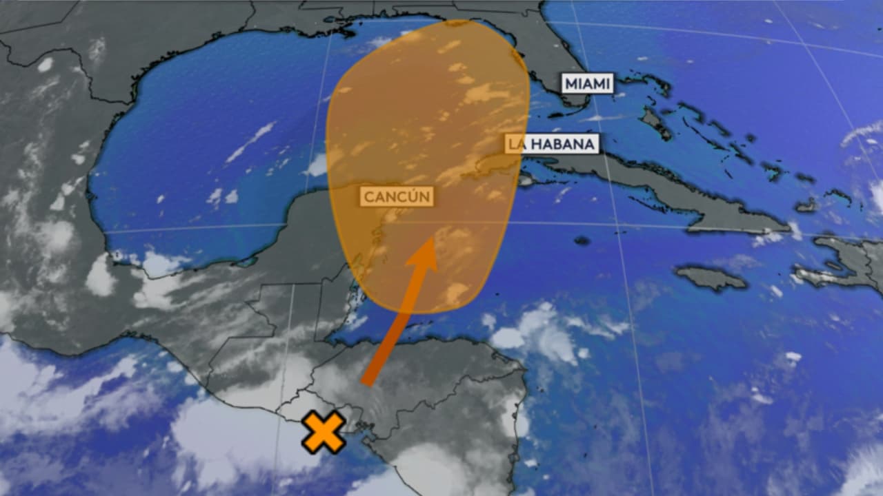 Zona de mal tiempo que entrará al Golfo de México puede convertirse en un ciclón tropical que afecte Florida