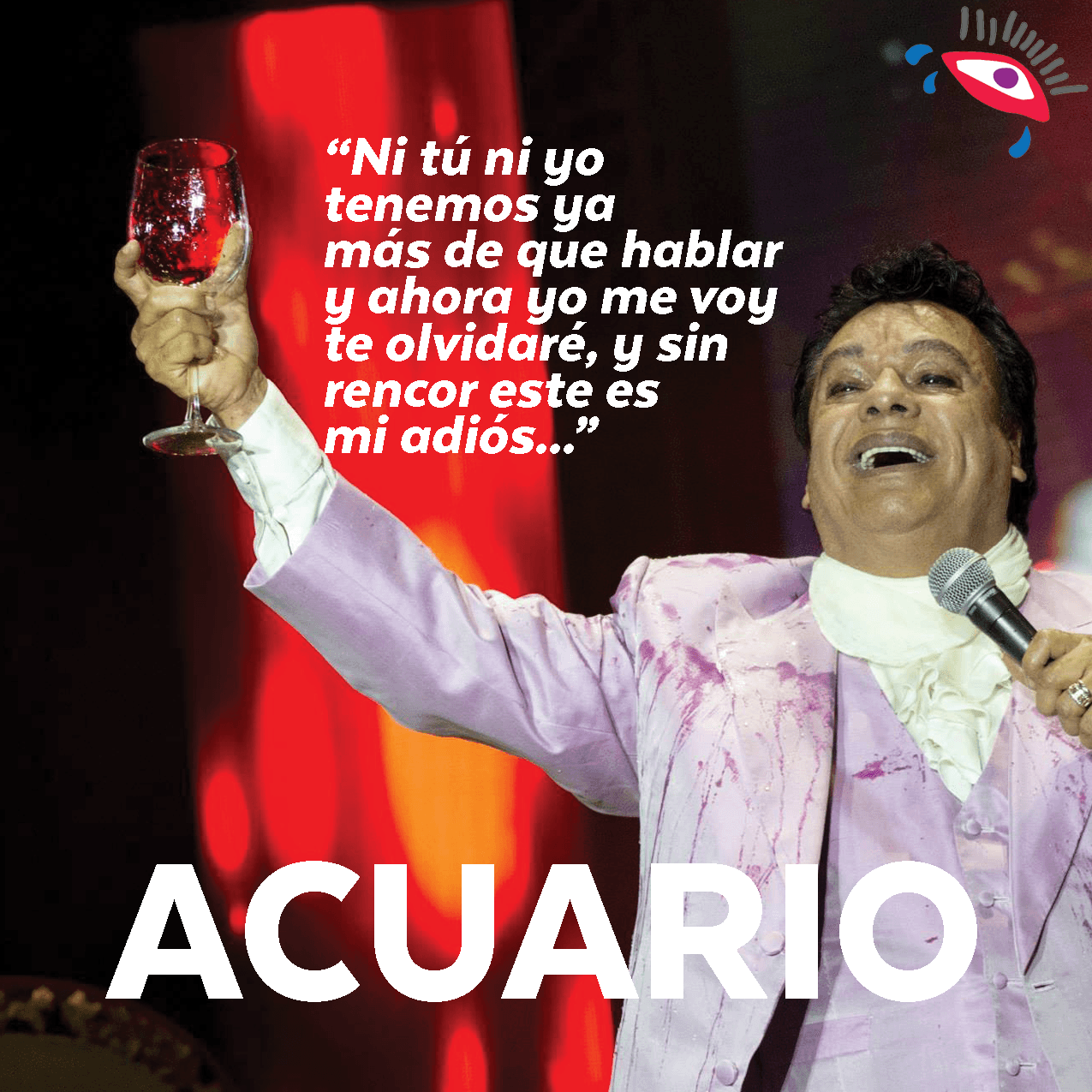 <b>Juan Gabriel - Qué Lastima. </b>Cuando sabes bien que la única persona que pierde es tu ex.