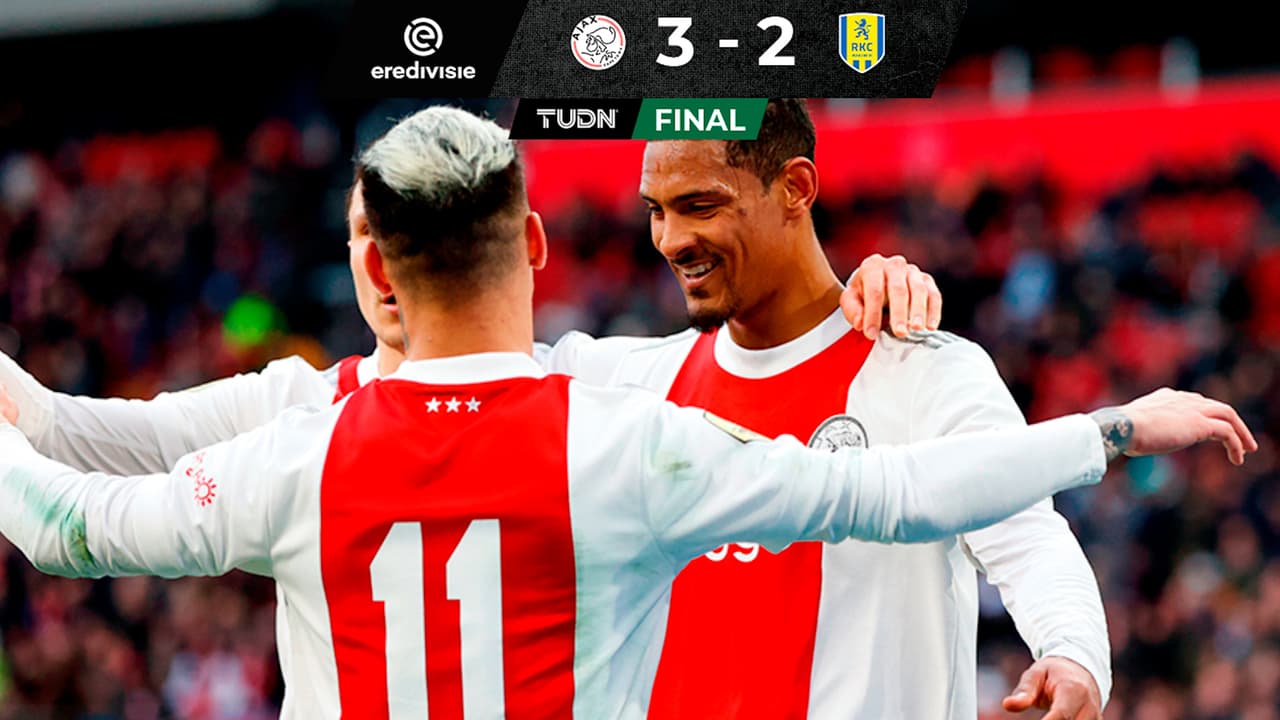 Ajax gana al Waalwijk y PSV sigue al acecho en la Eredivisie