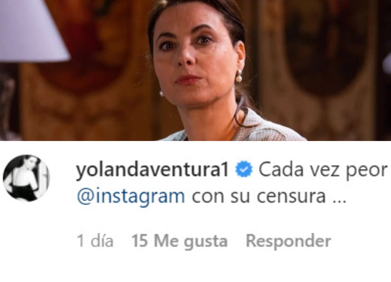 Al igual que Andrea Legarreta, la actriz Yolanda Ventura se quejó del acto de "censura" que, según ella, cometió Instagram con la foto de su colega. 
<br>