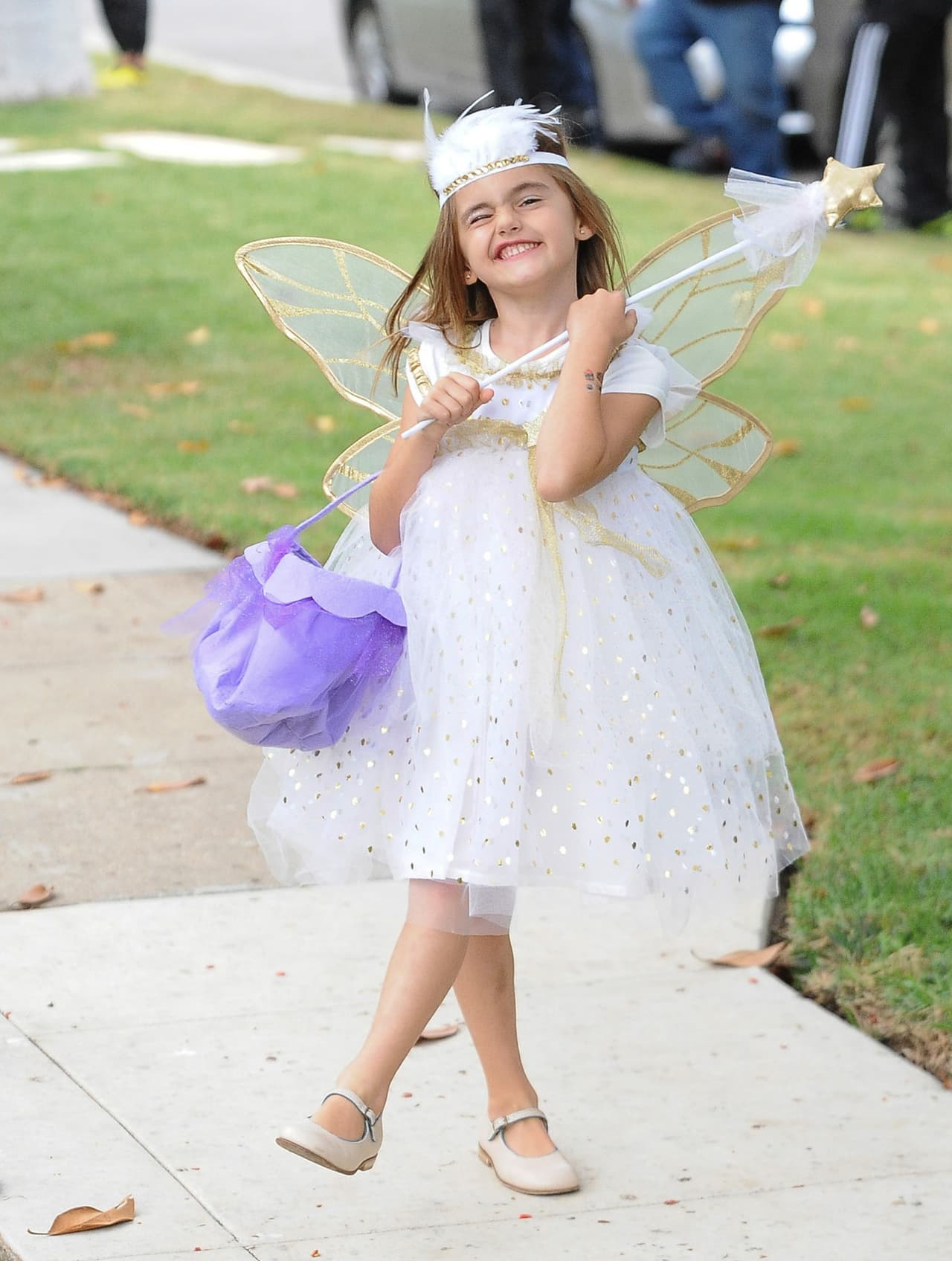 El año pasado Anja fue una linda hada y se divirtió tanto que lo mostró a las cámaras.