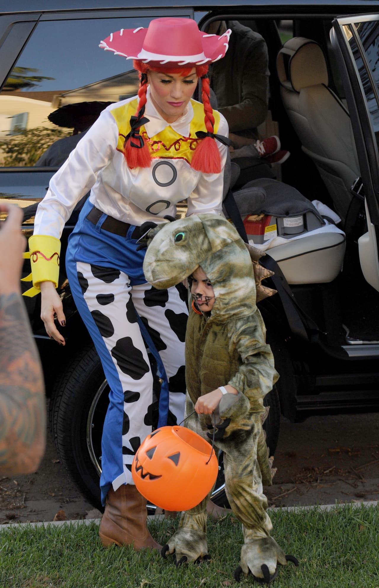 Desde pequeño Kingston se ha disfrazado, el primero de los tres hijos de la cantante fue un cocodrilo muy tierno.