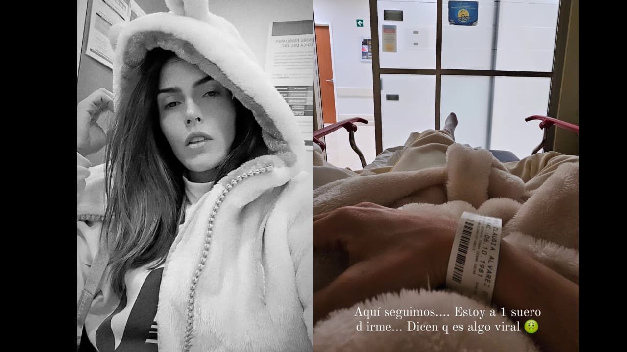 Claudia Álvarez informó de su estado de salud y publicó fotos desde el hospital