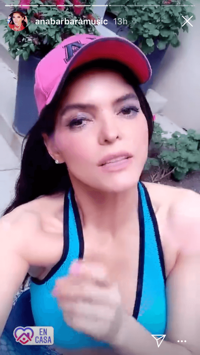 La actual 
<b>cuarentena ante el covid-19</b> ha dado la oportunidad a 
<b>Ana Bárbara</b> de compartir más aspectos de su vida privada con sus seguidores en redes sociales. 
<br>