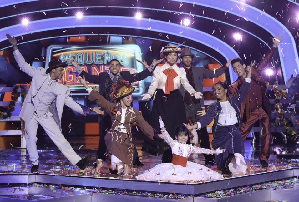 Y hasta hizo el de Mary Poppins junto a los pequeños de esa temporada.