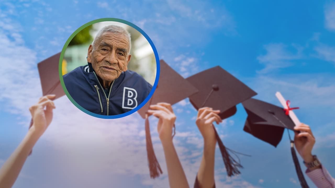 Abuelito se gradúa de la universidad a los 84 años con una carrera en ingeniería y se viraliza