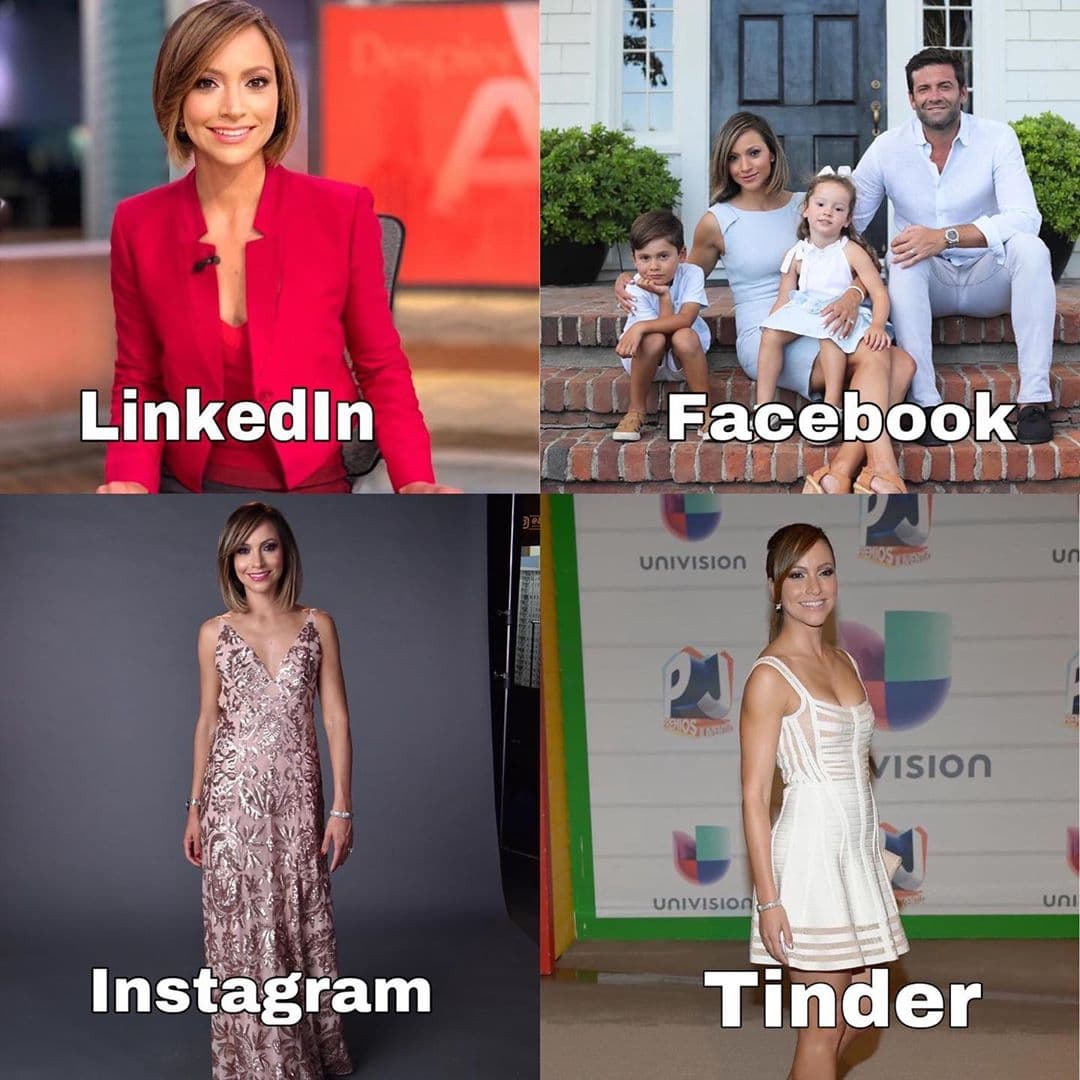 Este fin de semana, Satcha también apareció en las plataformas digitales y participó en el reto viral de las cuatro caras de las redes sociales.