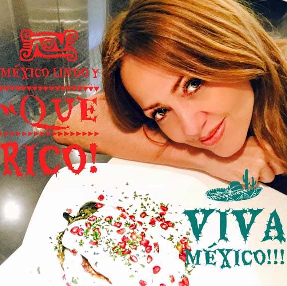 Andy está muy orgullosa de la gastronomía que tiene México. Ella podría comer platillos típicos todos los días.