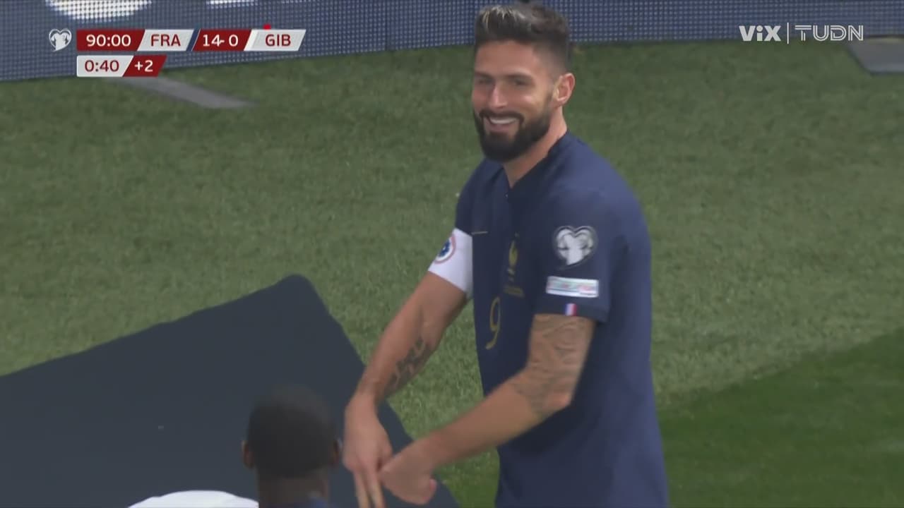 ¡Francia establece marca de goles! 14-0