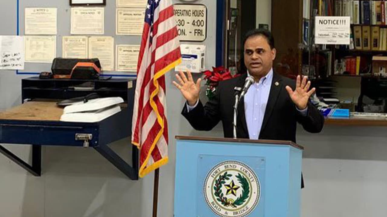 Confirman que el juez del condado Fort Bend KP George dio positivo por coronavirus