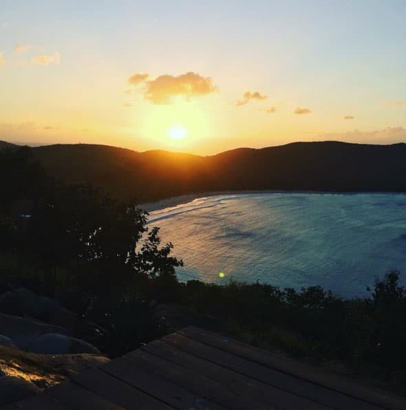 ¿Cómo no estar encantado con esta vista?