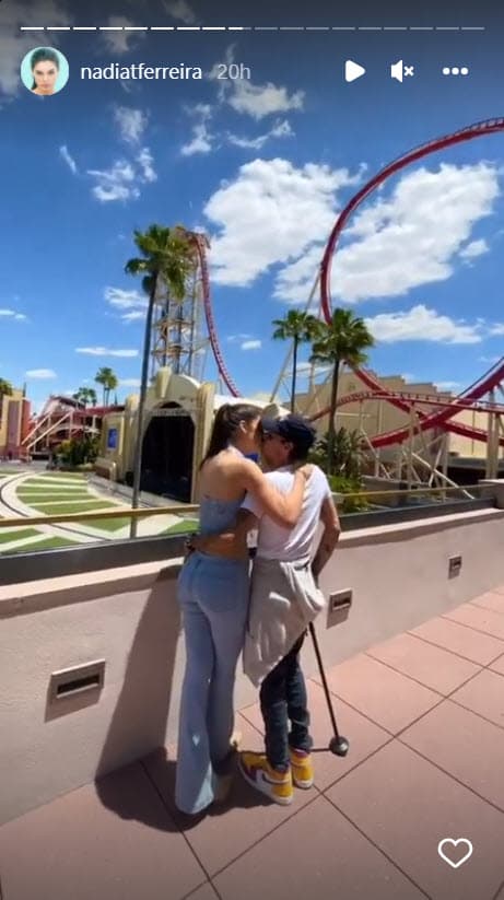 Los festejos del cumpleaños comenzaron desde el 9 de mayo, cuando volaron en el jet privado del cantante a Orlando.
<br>