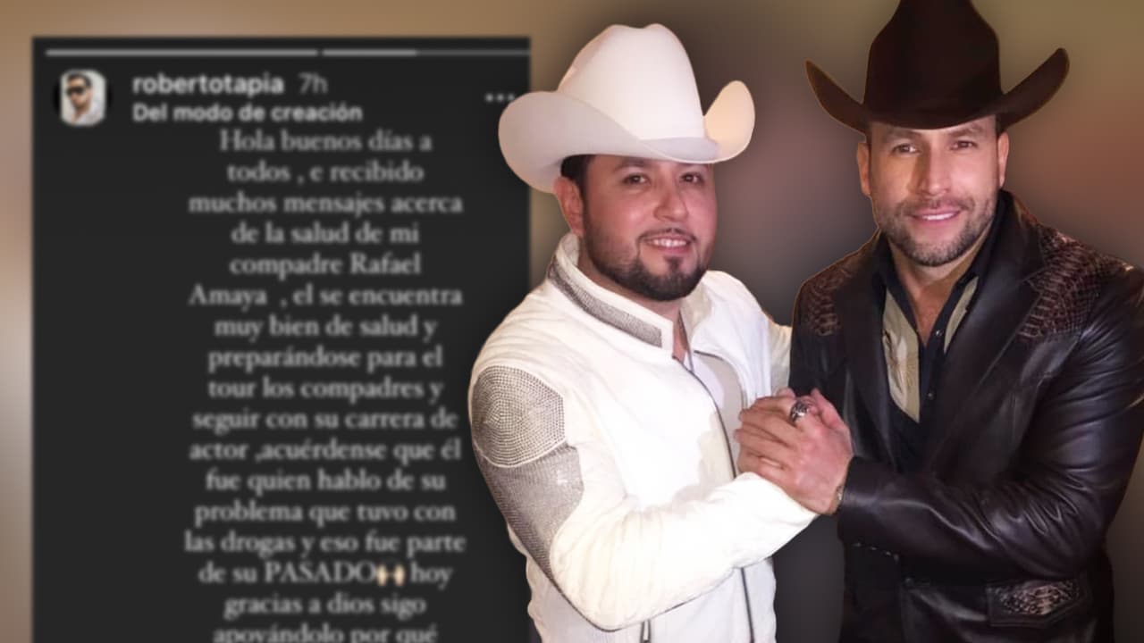 Roberto Tapia dice que Rafael Amaya está "muy bien de salud" tras su delirio de persecución