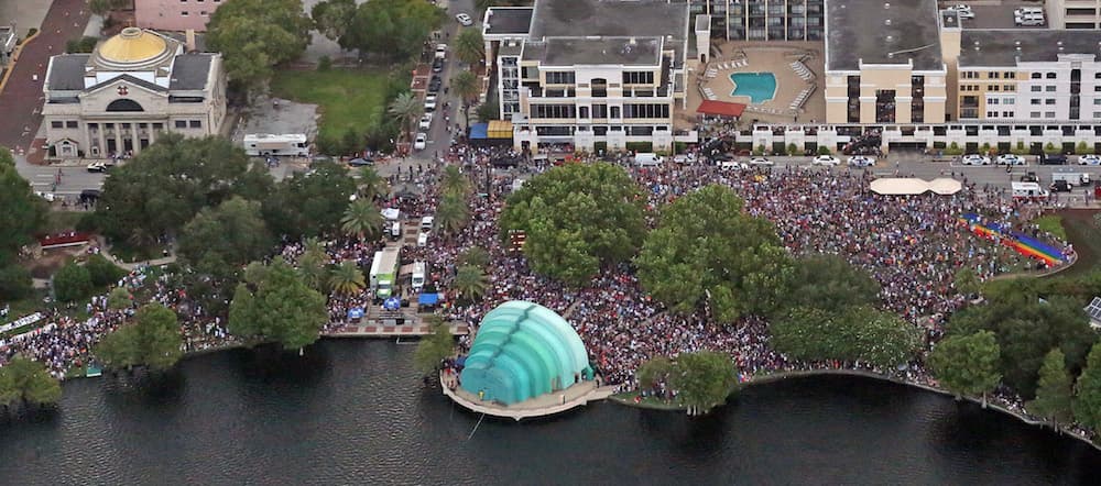 Los organizadores calcular que participaron cerca de 50,000 personas en los actos conmemorativos