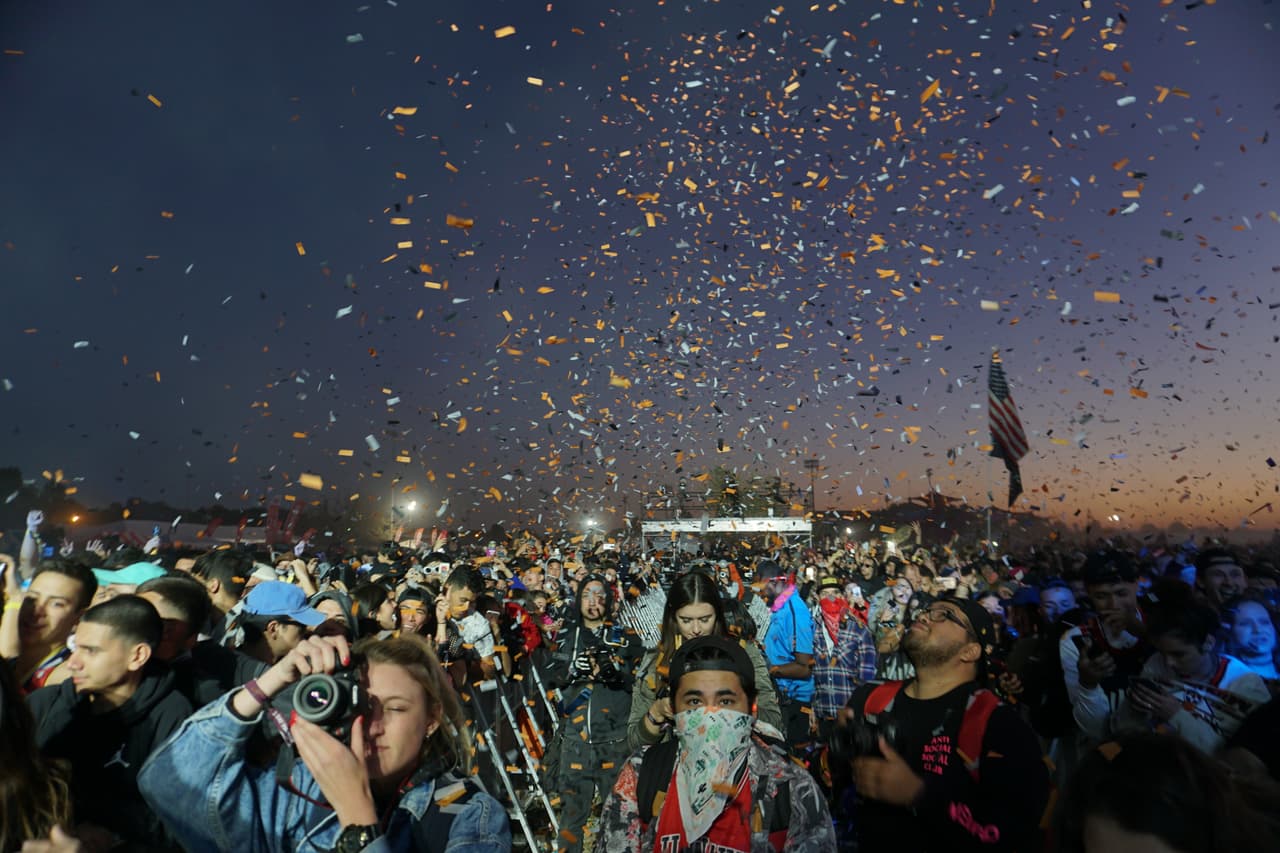 Massive crowds gathered to watch a variety of hip hop groups, from Bamsworth Belli to Wiz Khalifa. These are just a few of our favorite crowd photos.