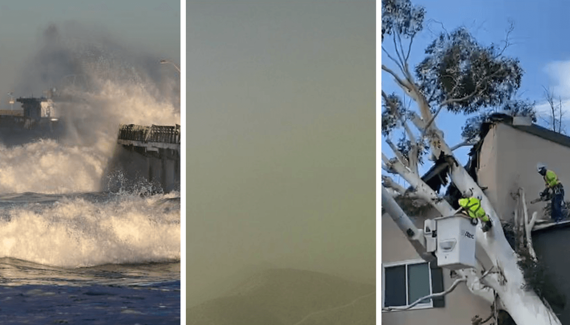 El sur de California entre avisos por fuertes vientos, heladas y hasta tormentas para este lunes